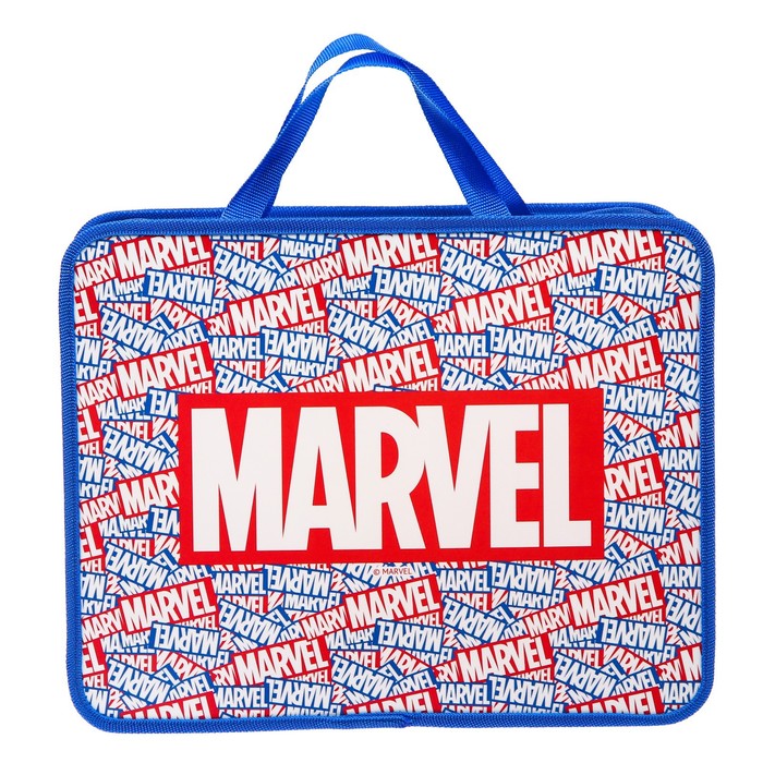 

Папка Marvel Мстители ПМ-А4-26 А4 75мм 330*260 с ручками пластик, Синий