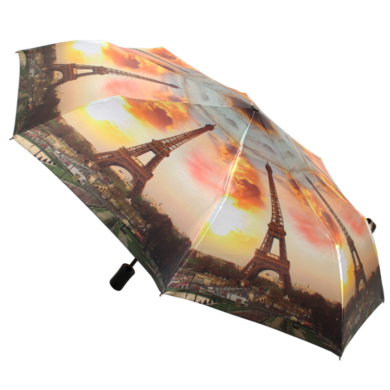 

Зонт женский Zemsa 060 коричневый/оранжевый, 060