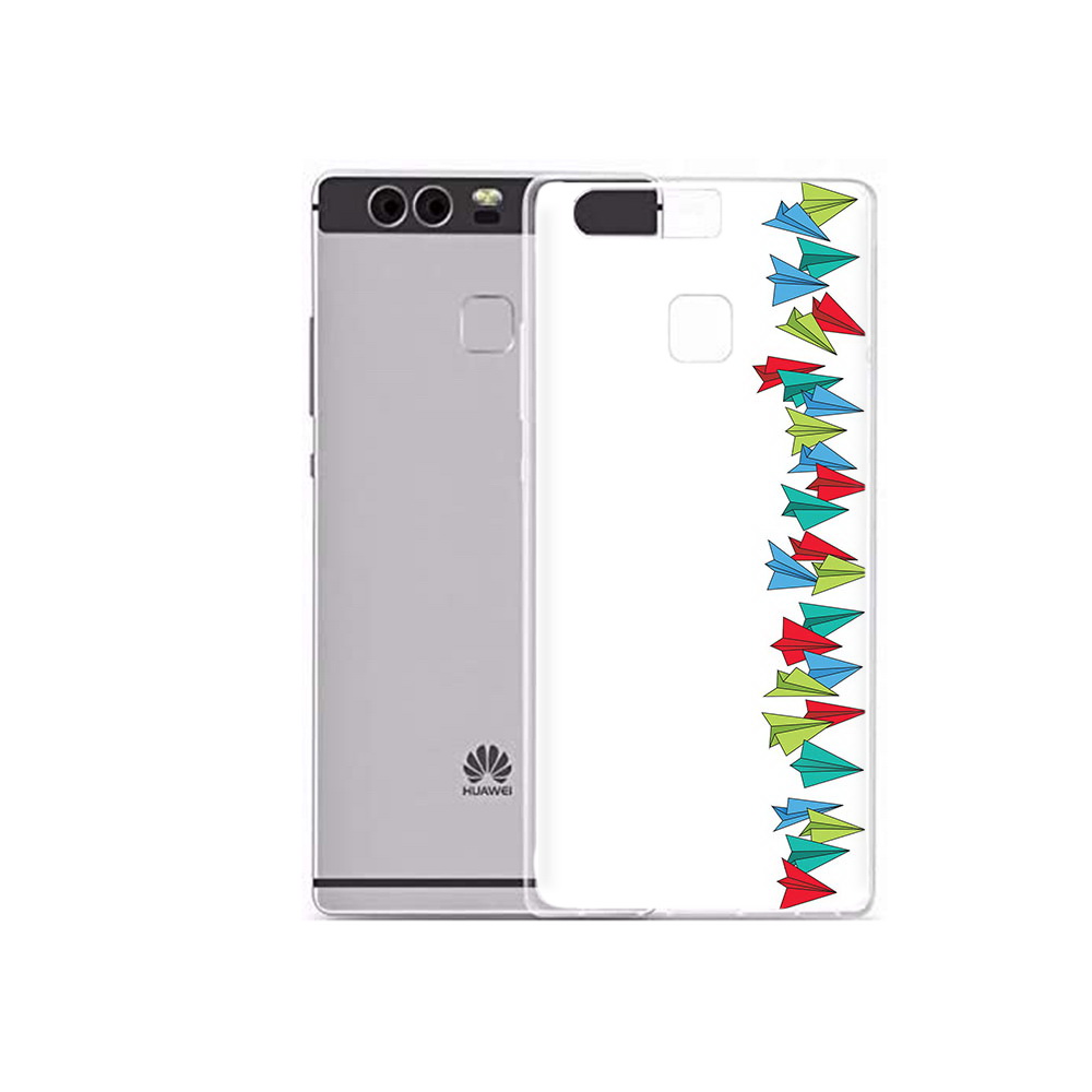 

Чехол MyPads Tocco для Huawei P9 Plus самолетики из листочков (PT31455.54.593), Прозрачный, Tocco