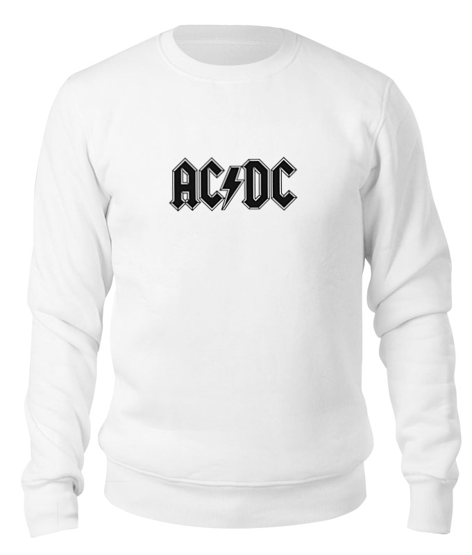 

Свитшот унисекс Printio Ac/dc белый 2XL, Ac/dc