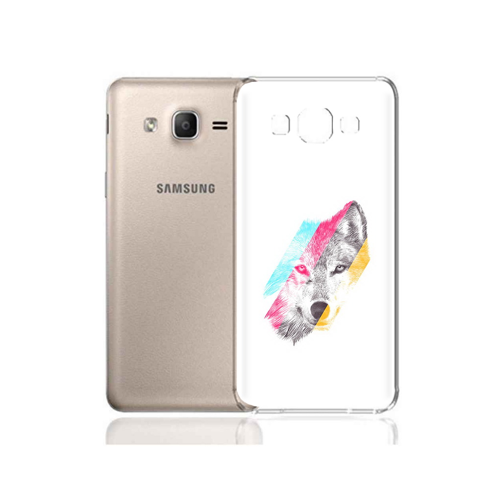 Чехол MyPads Tocco для Samsung Galaxy A7 (2015) волк градиент (PT11625.595.268)