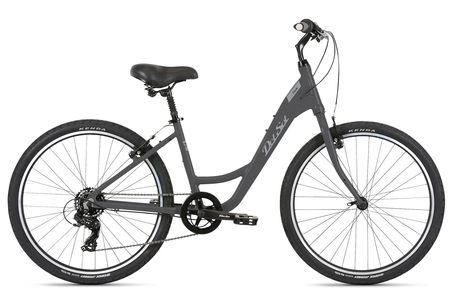 

Велосипед Del Sol Lxi Flow 1 ST 27.5 grey 27.5", Серый