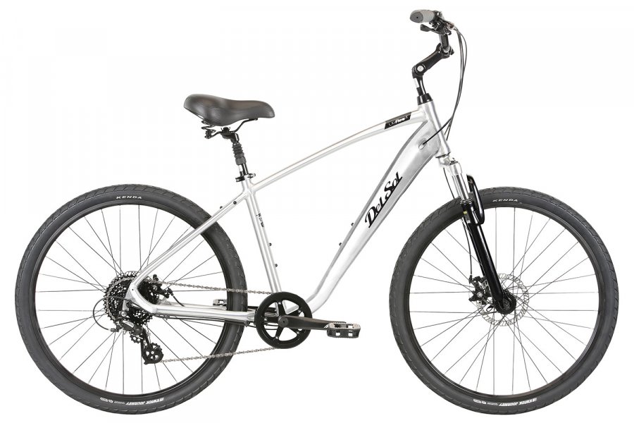 

Велосипед Del Sol Lxi Flow 2 27.5 silver 17, Серебристый