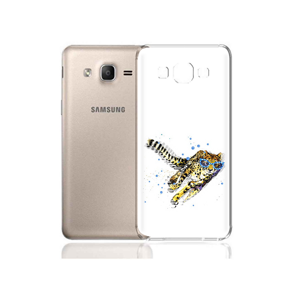 

Чехол MyPads Tocco для Samsung Galaxy A7 (2015) гепард в очках (PT11625.595.287), Прозрачный, Tocco