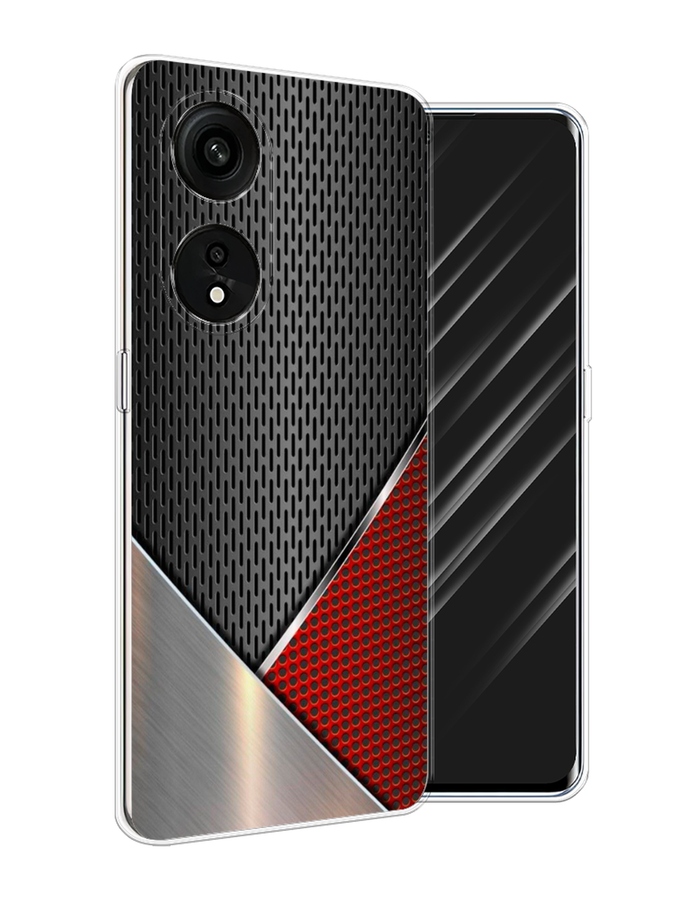 

Чехол Awog на OPPO Reno 8T 5G "Стальной металл", Черный;красный;серебристый, 2513150-1