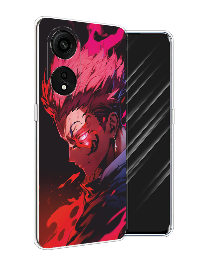 

Чехол Awog на OPPO Reno 8T 5G "Взгляд Сукуны", Розовый;красный;черный, 2513150-1