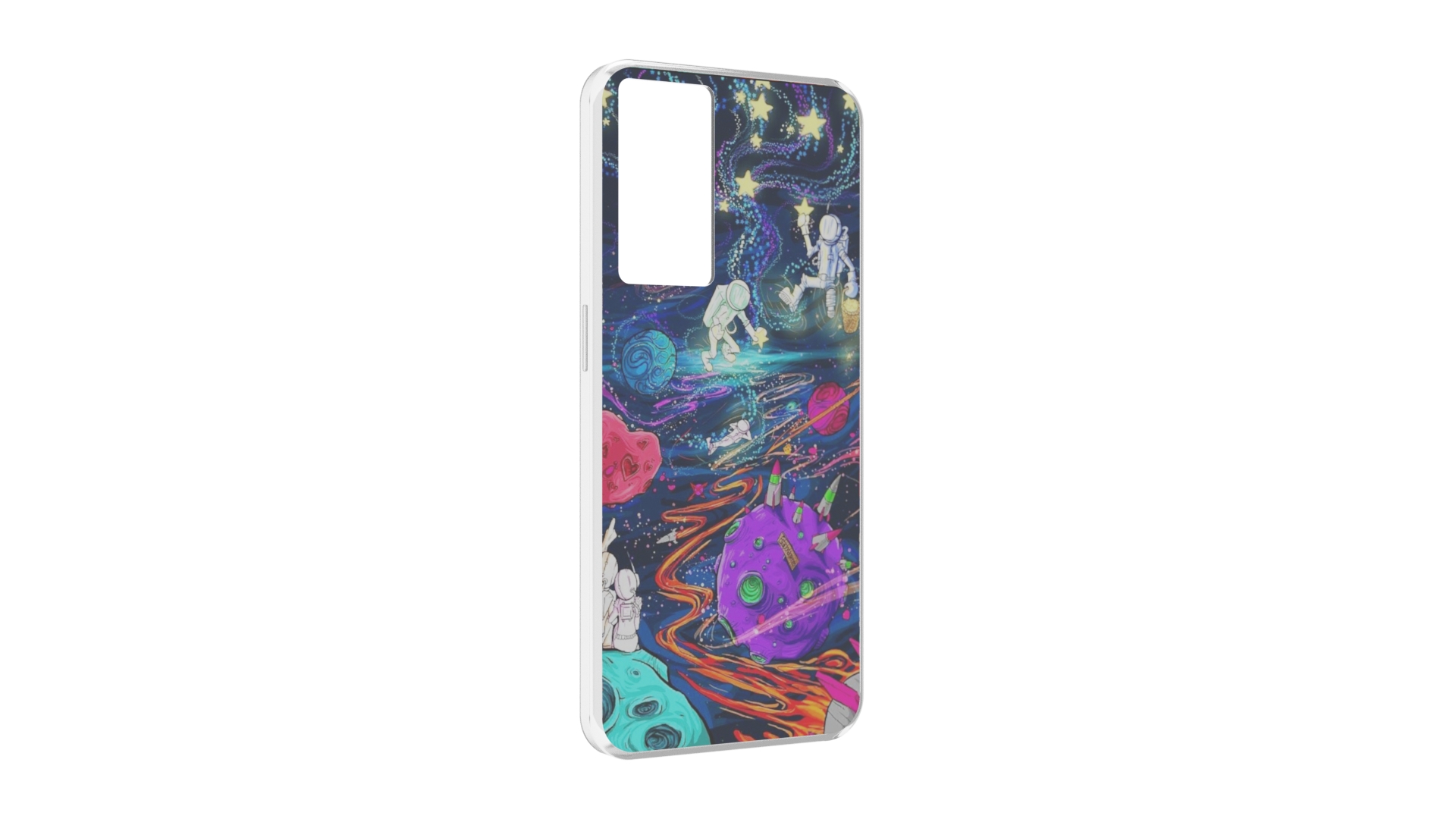 

Чехол MyPads красочный космос для OPPO A96 5G / Reno7 Lite / Reno 7Z / F12 Pro 5G, Прозрачный, Tocco