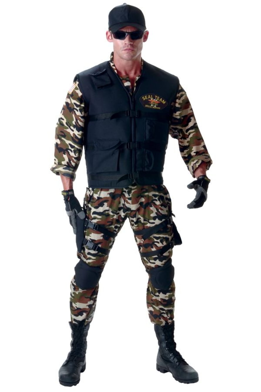 

Костюм карнавальный мужской Underwraps 1006377 хаки 54-56, 1006377