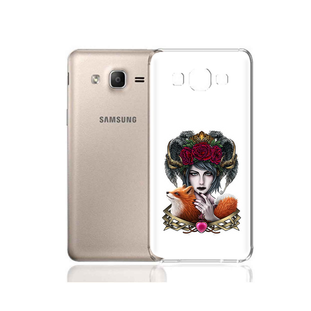 

Чехол MyPads Tocco для Samsung Galaxy A7 (2015) девушка с лисой (PT11625.595.314), Прозрачный, Tocco