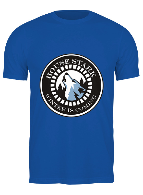 

Футболка унисекс Printio House stark синяя 3XL, House stark