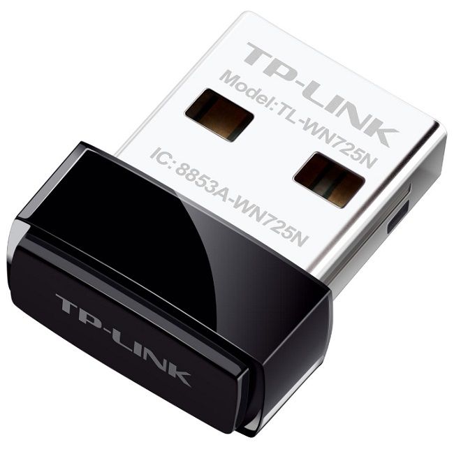 Приемник Wi-Fi TP-Link N TL-WN725N Black черный