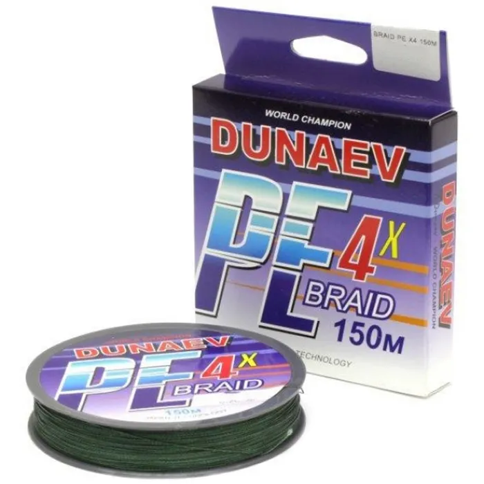 

Шнур Dunaev BRAID PE X-4 150м 0.38мм, Разноцветный, Шнур Braid PE