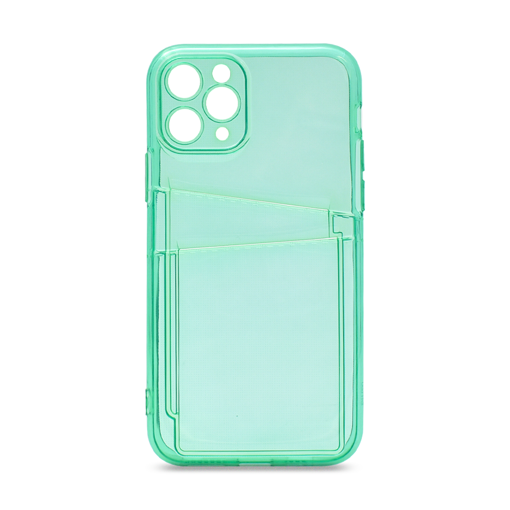 

Чехол с картхолдером на Apple iPhone 11 Pro зеленый, KSHL-123