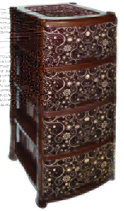 

Комод четырехсекционный Violet Элегант, темный