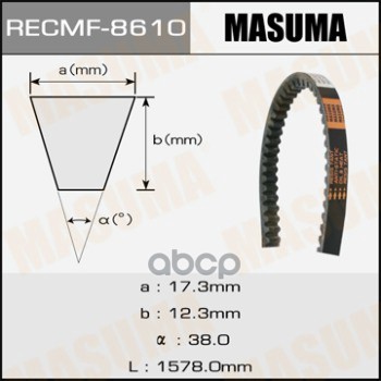 

Ремень клиновый MASUMA рк.8610, 17x1578 мм