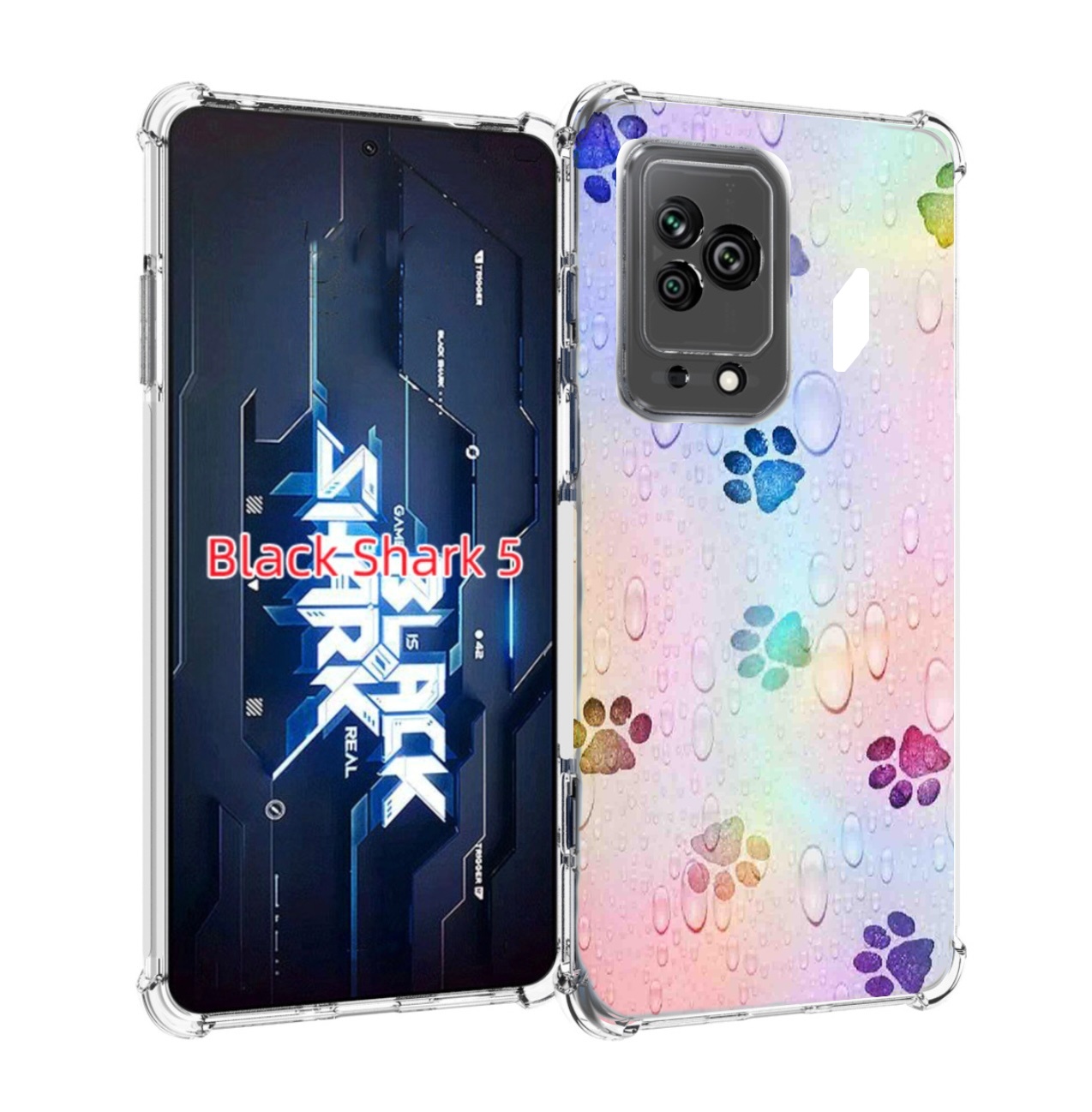 

Чехол MyPads лапки для Xiaomi Black Shark 5, Прозрачный, Tocco