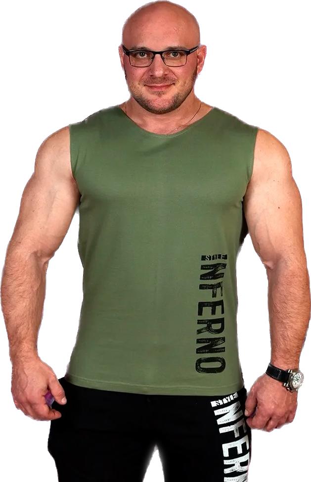 

Майка мужская INFERNO style М-002-000 хаки L, М-002-000