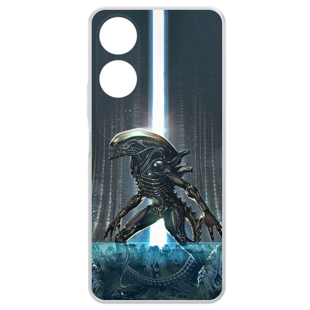 

Чехол-накладка Krutoff Clear Case Чужой. Тревога для Honor X5 Plus, Прозрачный