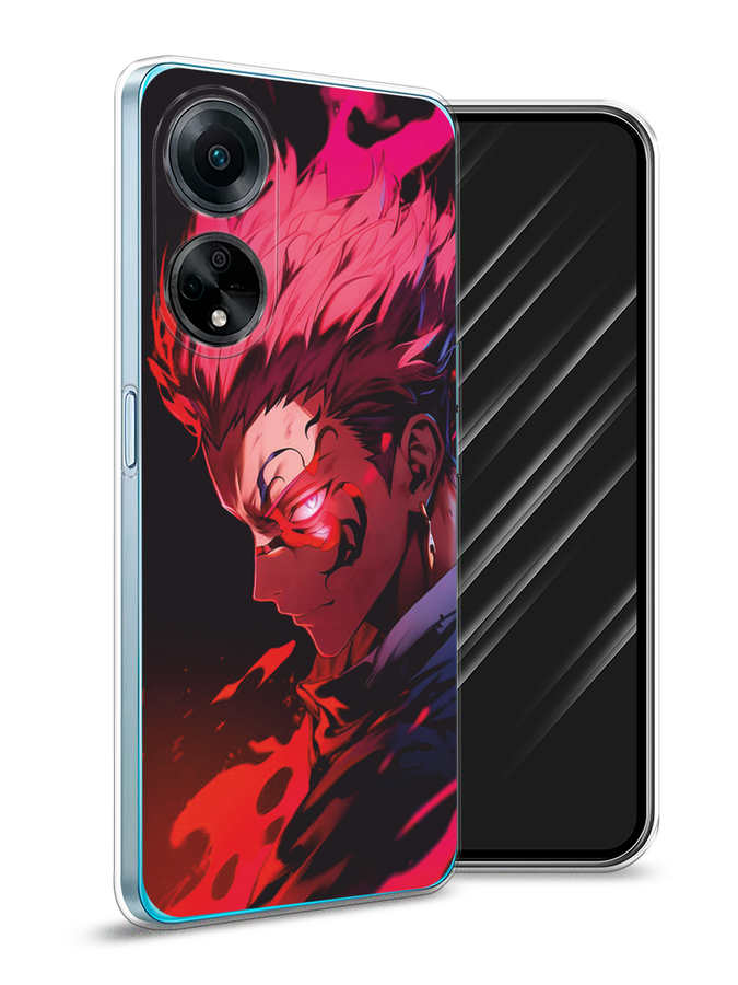 

Чехол Awog на Oppo A98 "Взгляд Сукуны", Розовый;красный;черный, 2514450-1