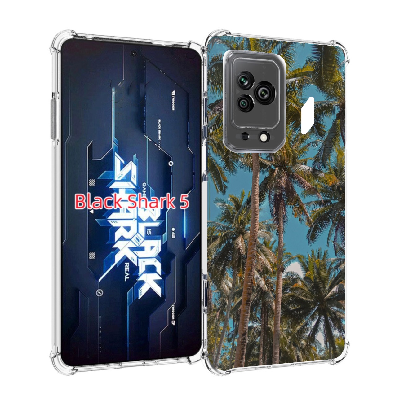 

Чехол MyPads летние пальмы для Xiaomi Black Shark 5, Прозрачный, Tocco