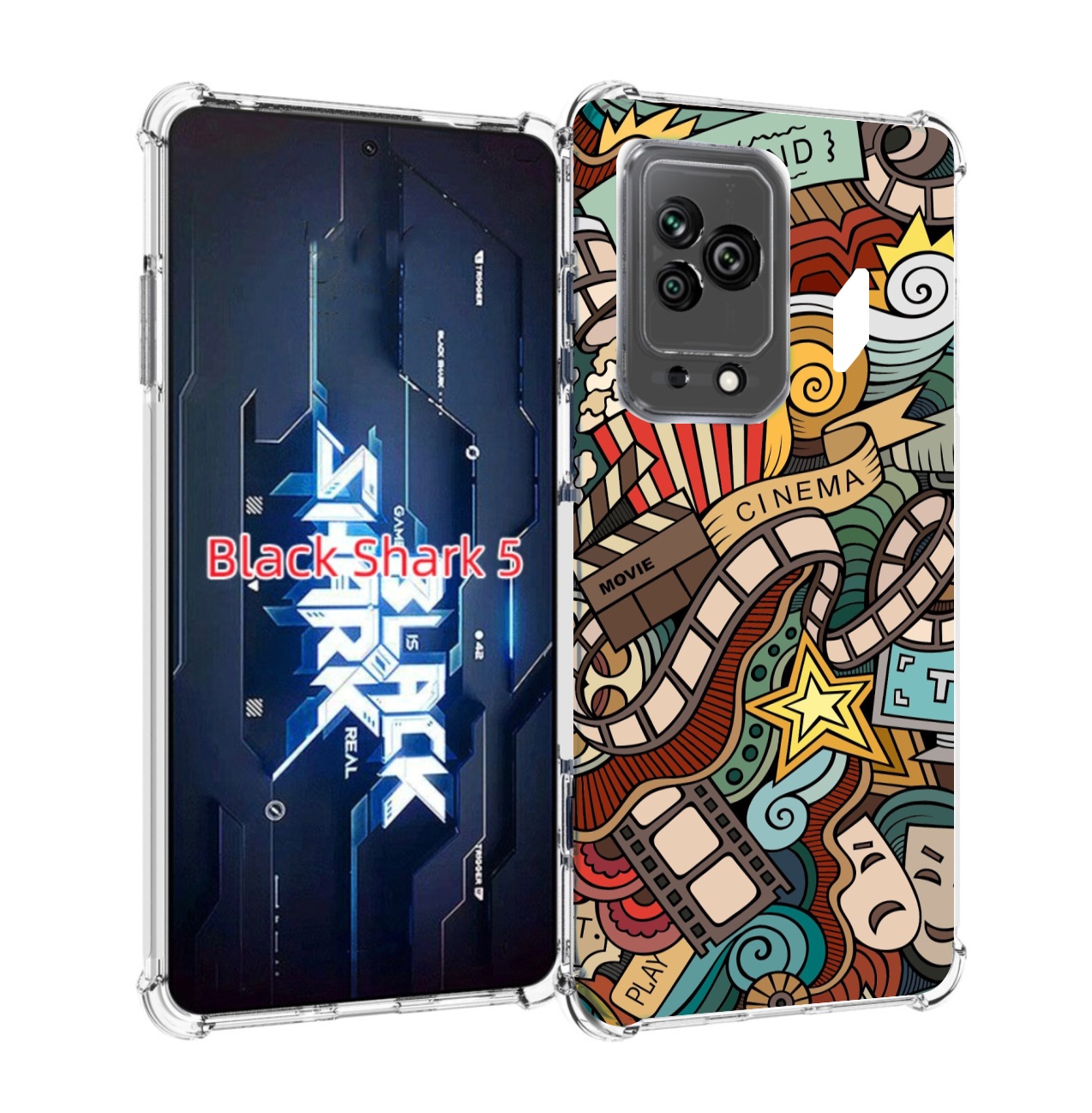

Чехол MyPads любимое кино для Xiaomi Black Shark 5, Прозрачный, Tocco