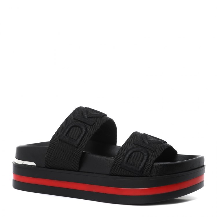 

Шлепанцы женские DKNY K1136610_2524739 черные 37 EU, K1136610_2524739