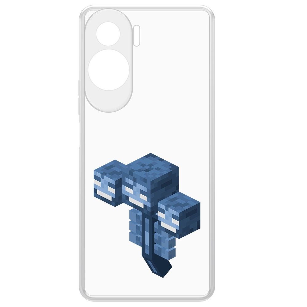 

Чехол-накладка Krutoff Clear Case Minecraft-Иссушитель для Honor 90 Lite, Прозрачный