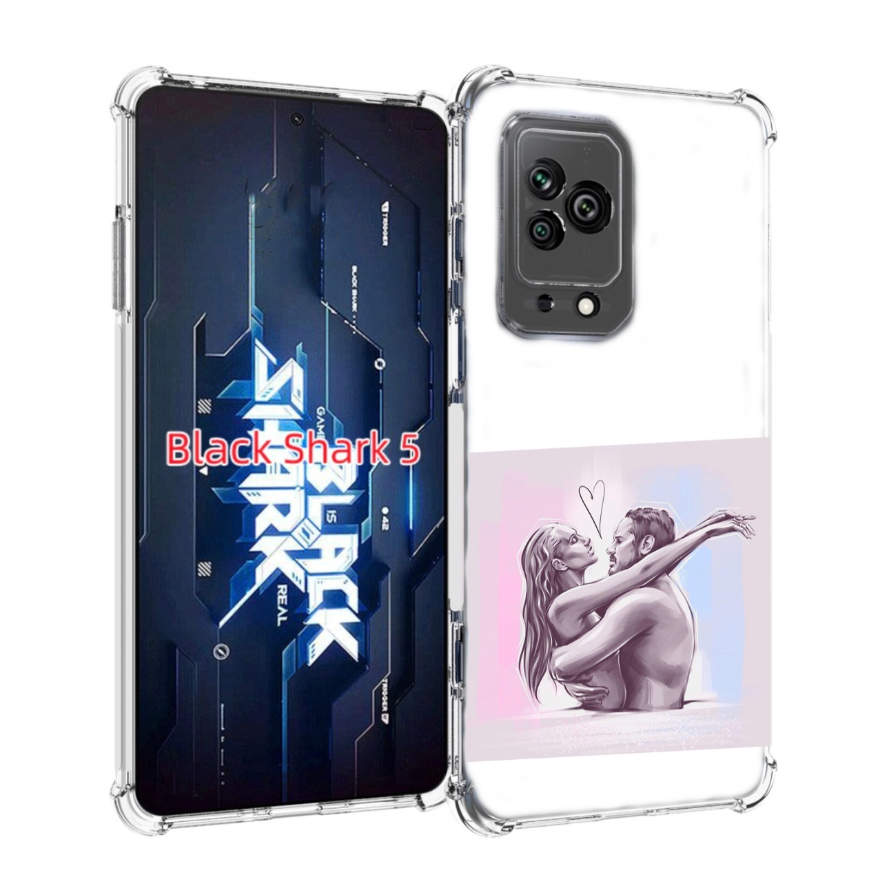 

Чехол MyPads любовные-тела для Xiaomi Black Shark 5, Прозрачный, Tocco