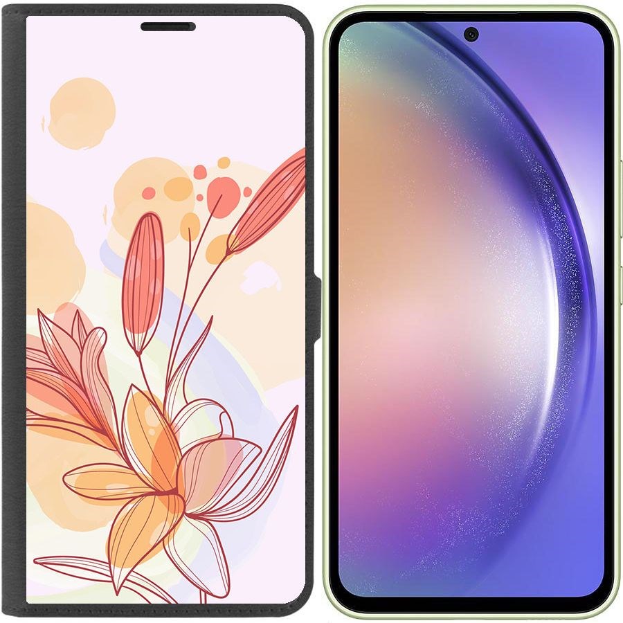 

Чехол-книжка Krutoff Eco Book для Samsung Galaxy A54 5G (A546) Фантазия (черный)