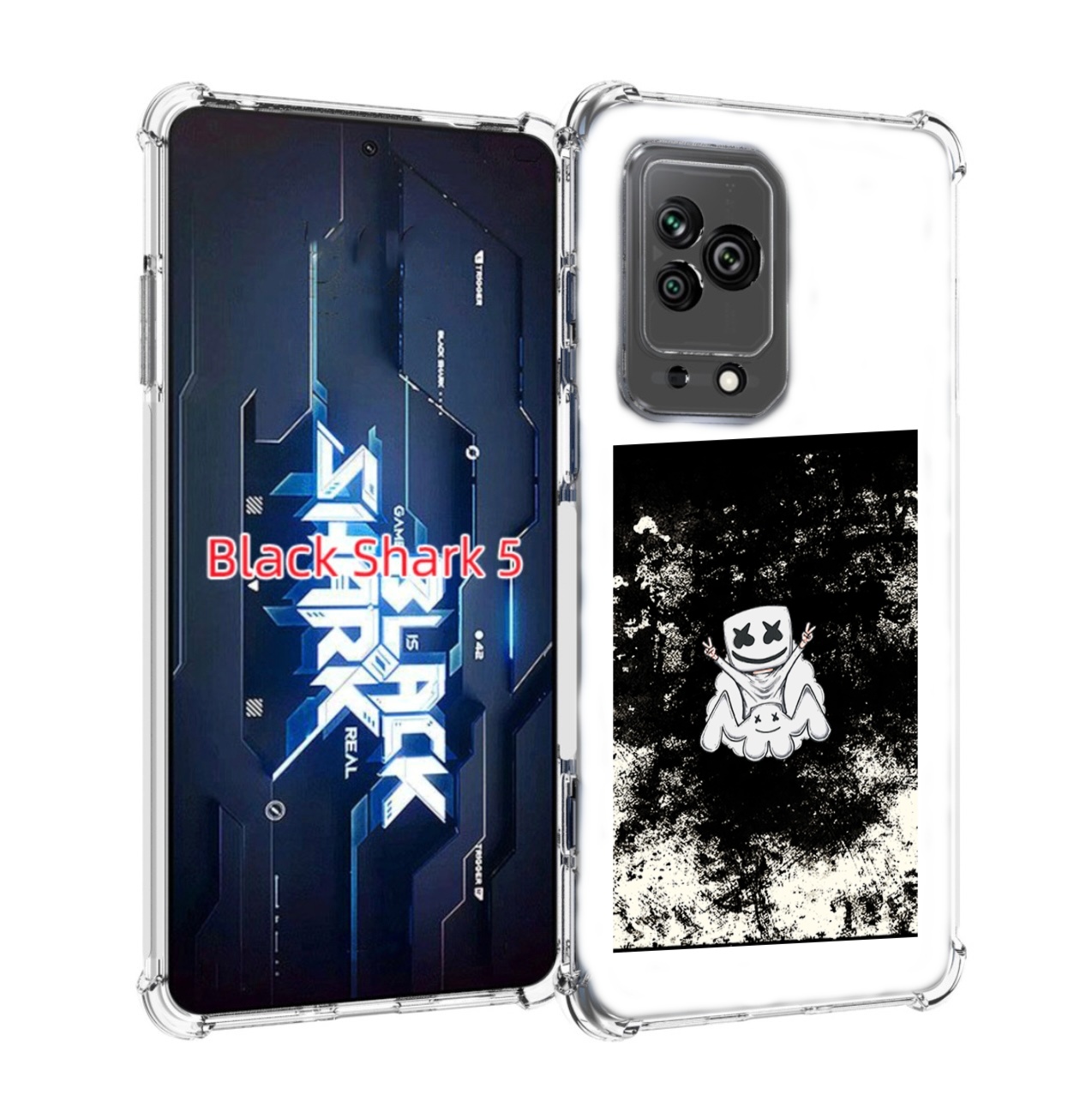 

Чехол MyPads маршмеллоу-френдс для Xiaomi Black Shark 5, Прозрачный, Tocco
