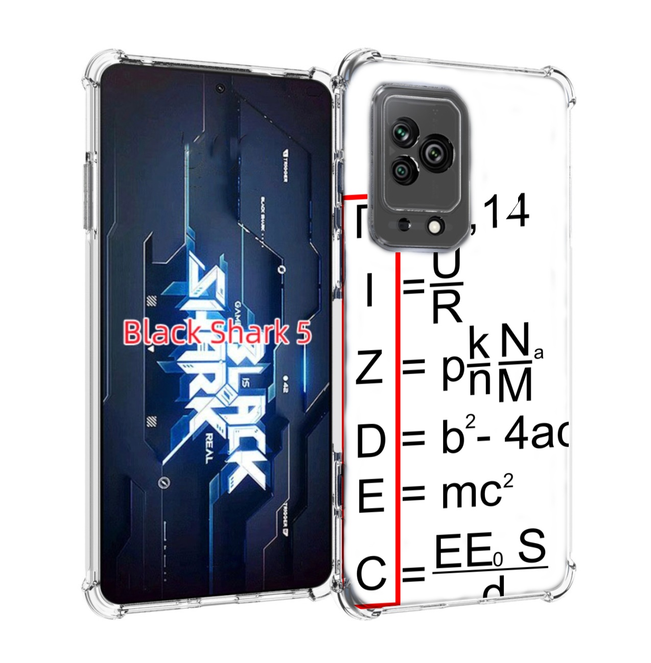

Чехол MyPads математические-формулы для Xiaomi Black Shark 5, Прозрачный, Tocco
