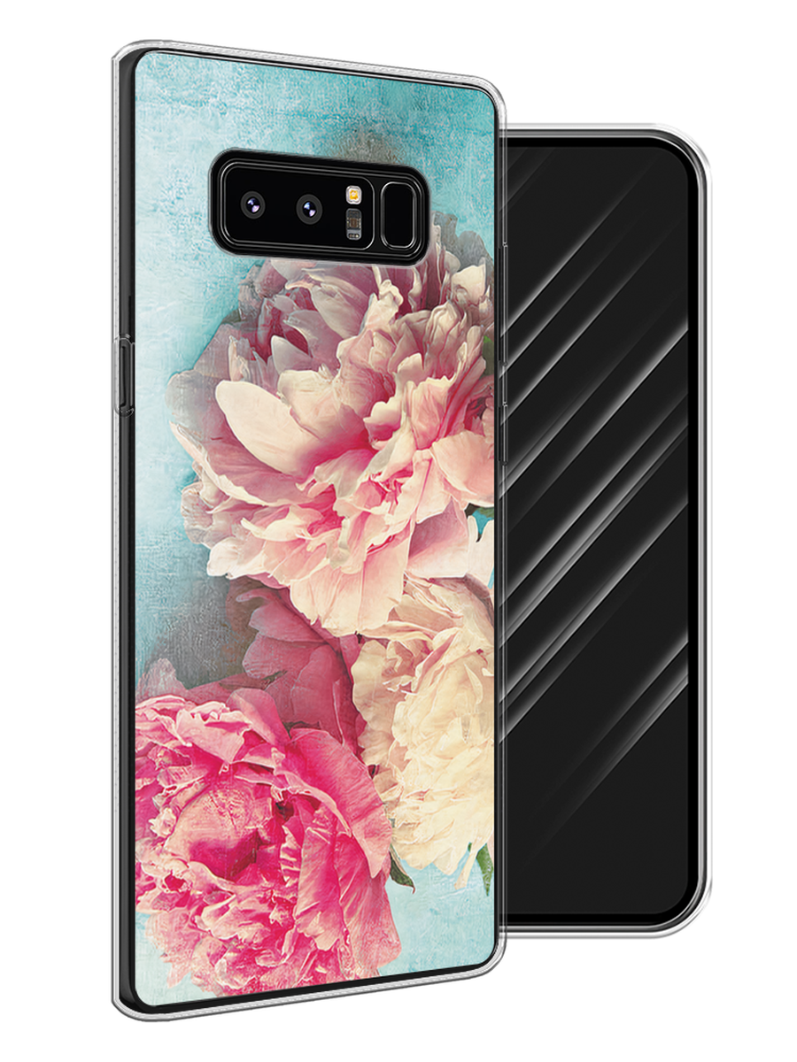 

Чехол Awog "Пионы new" для Samsung Galaxy Note 8, Голубой, 25250-8