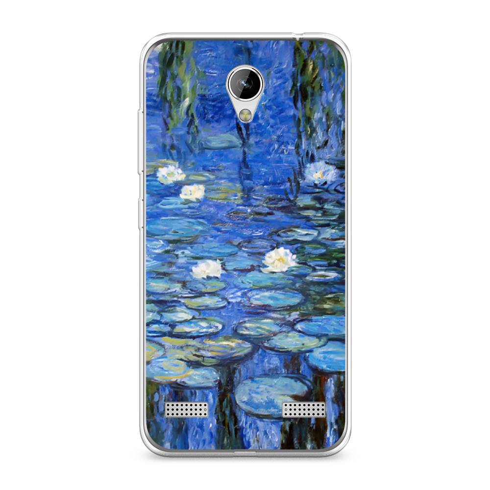 

Чехол на ZTE Blade A520 "Нарисованный пруд", Синий;зеленый, 132050-4