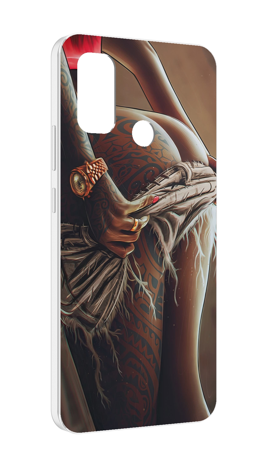 

Чехол MyPads полуголая девушка фотография женский для UleFone Note 10P/Note 10, Прозрачный, Tocco