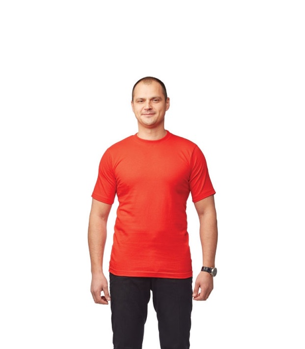 

Футболка (160 г.) с коротким рукавом красн.(XXXL), Красный, кор.рукав 160 гр