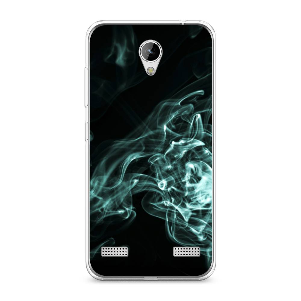 

Чехол на ZTE Blade A520 "Дым", Голубой;черный, 132050-3