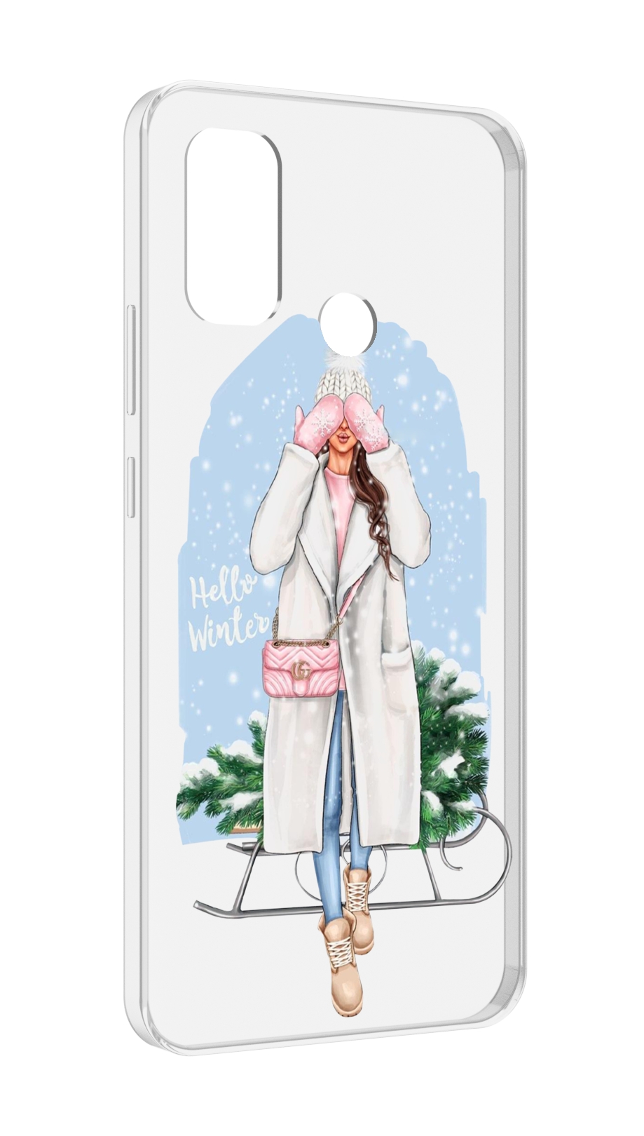 

Чехол MyPads привет-зима женский для UleFone Note 10P/Note 10, Прозрачный, Tocco