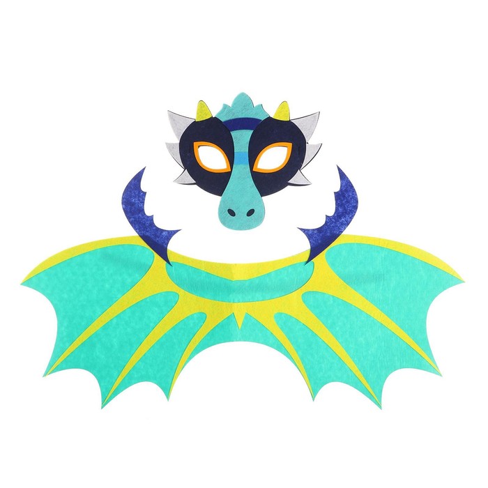 Карнавальный набор Динозавр Фобос маска, крылья