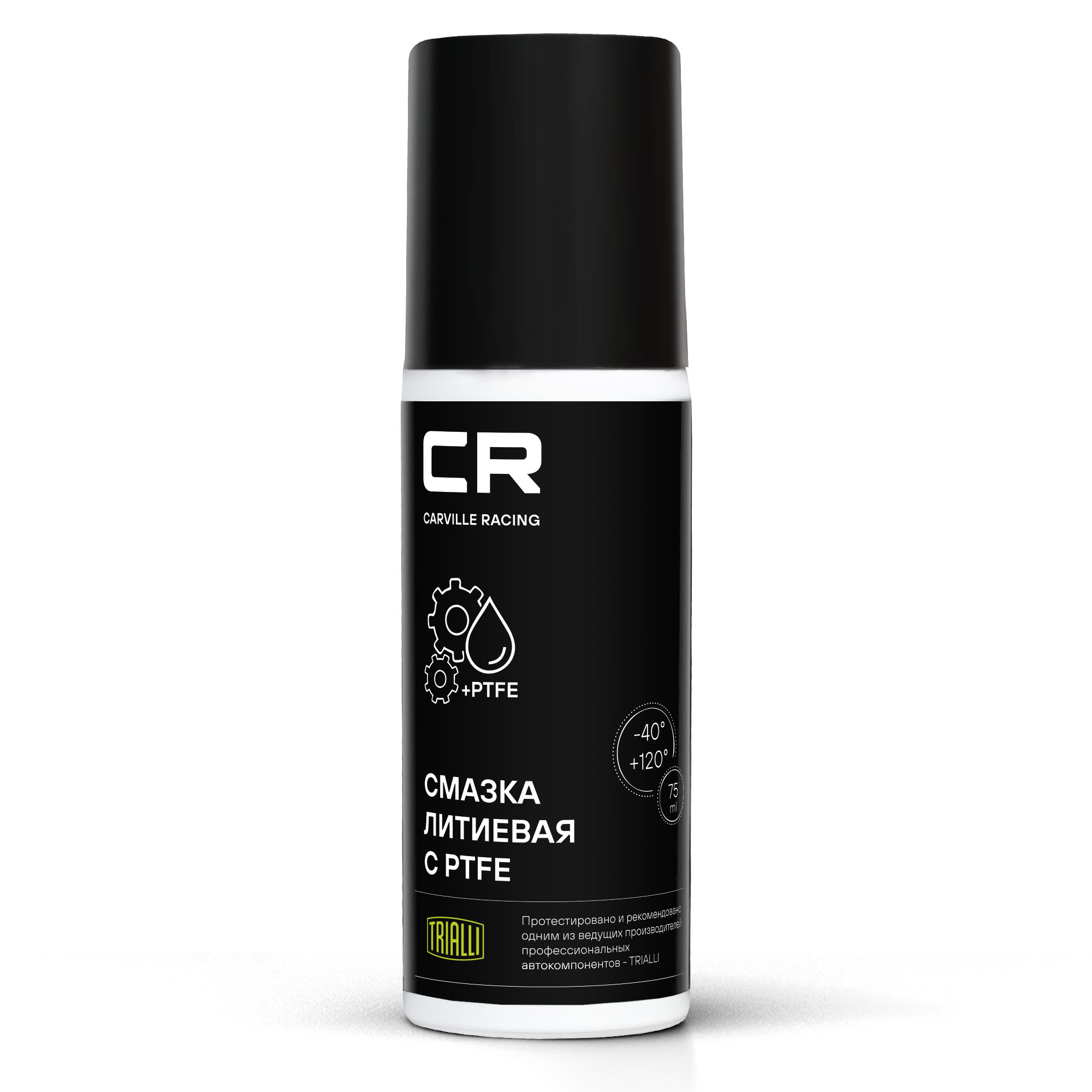 

Смазка литиевая с PTFE, белая, аэрозоль, 75ml Carville Racing