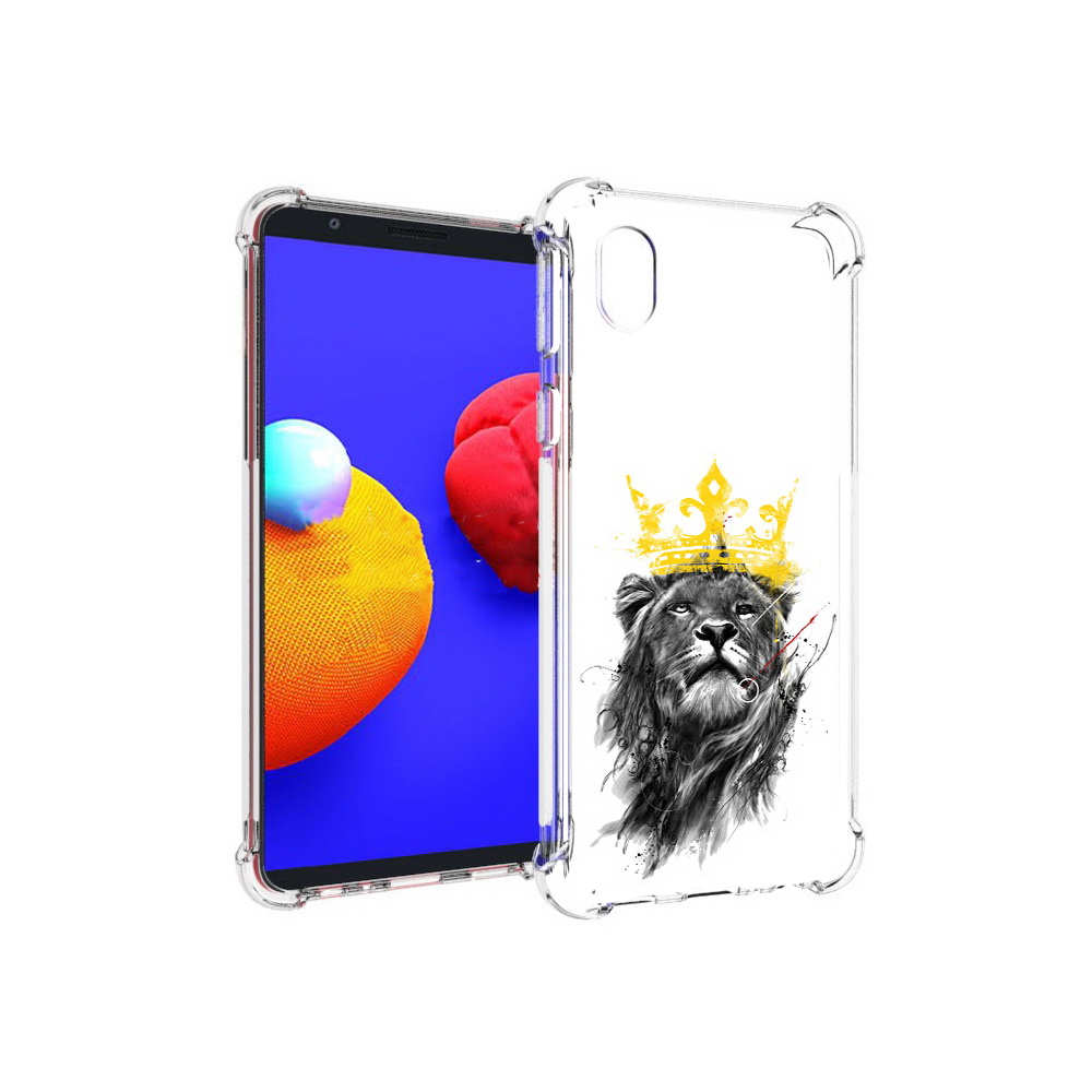 

Чехол MyPads Tocco для Samsung Galaxy A01 Core король-лев (PT151825.477.391), Прозрачный, Tocco
