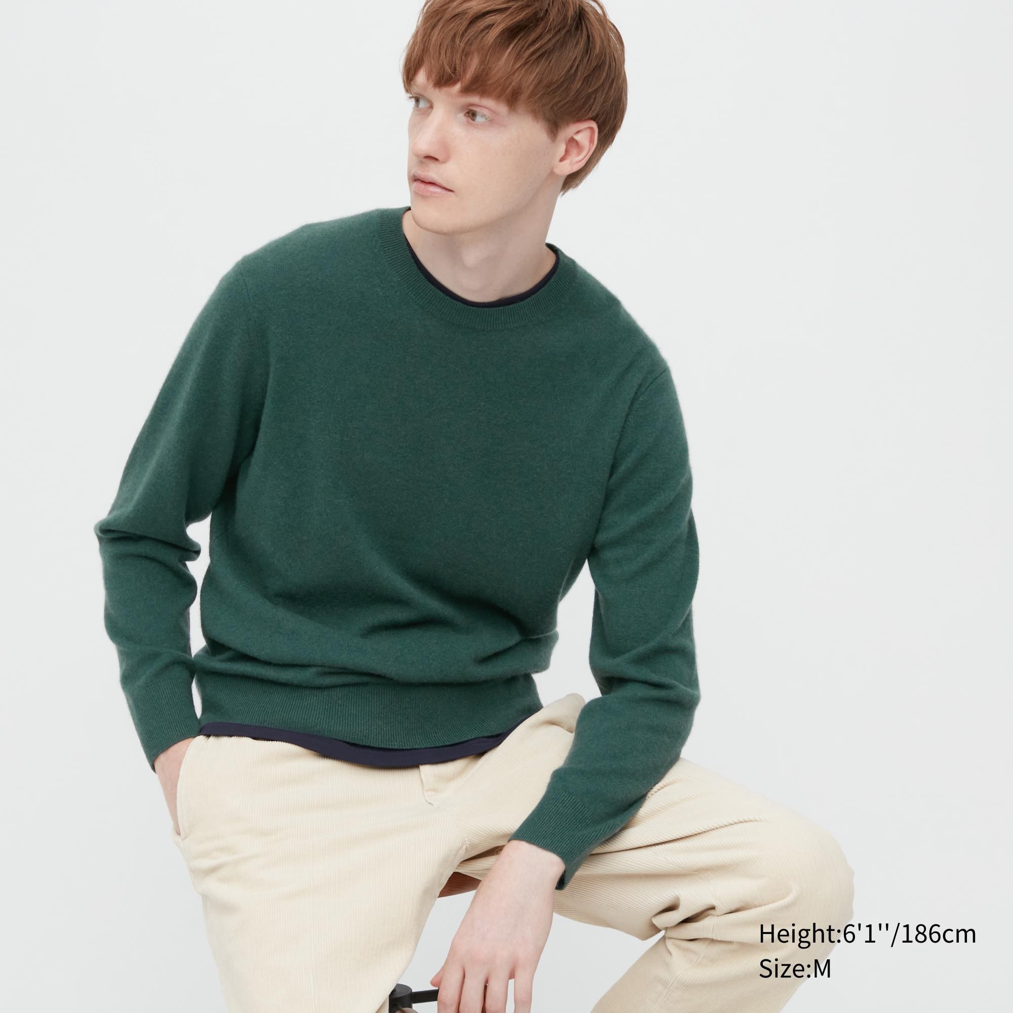 

Джемпер мужской UNIQLO 450543COL58 зеленый XL (доставка из-за рубежа), 450543COL58