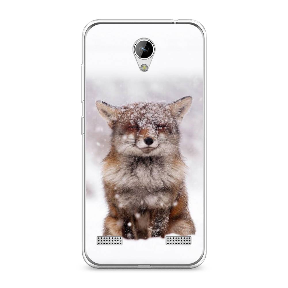 

Чехол на ZTE Blade A520 "Зимняя лиса", Белый;серый;коричневый, 132050-1