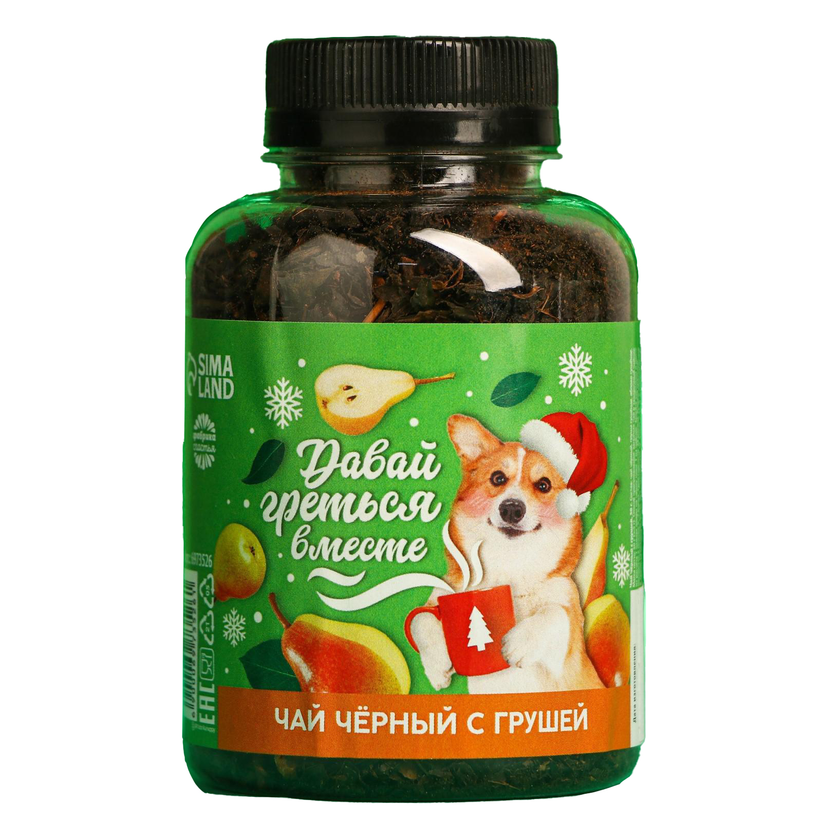 

Чай черный «Давай греться вместе» с грушей, 50 г.