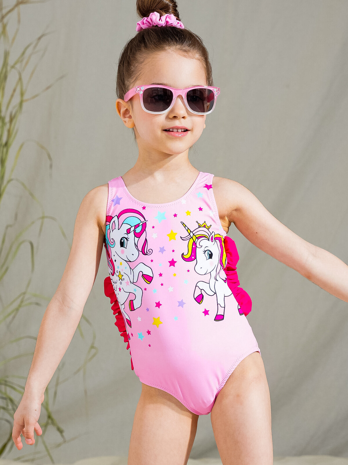 

Купальник слитный детский PlayToday Kids 12322234, разноцветный, 116, 12322234