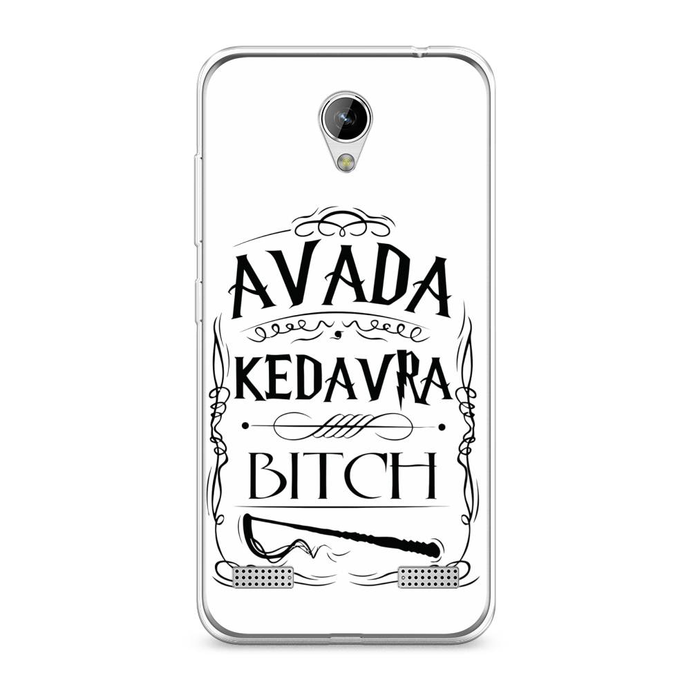 

Чехол на ZTE Blade A520 "Avada kedavra bitch", Белый;серый;черный, 132050-6