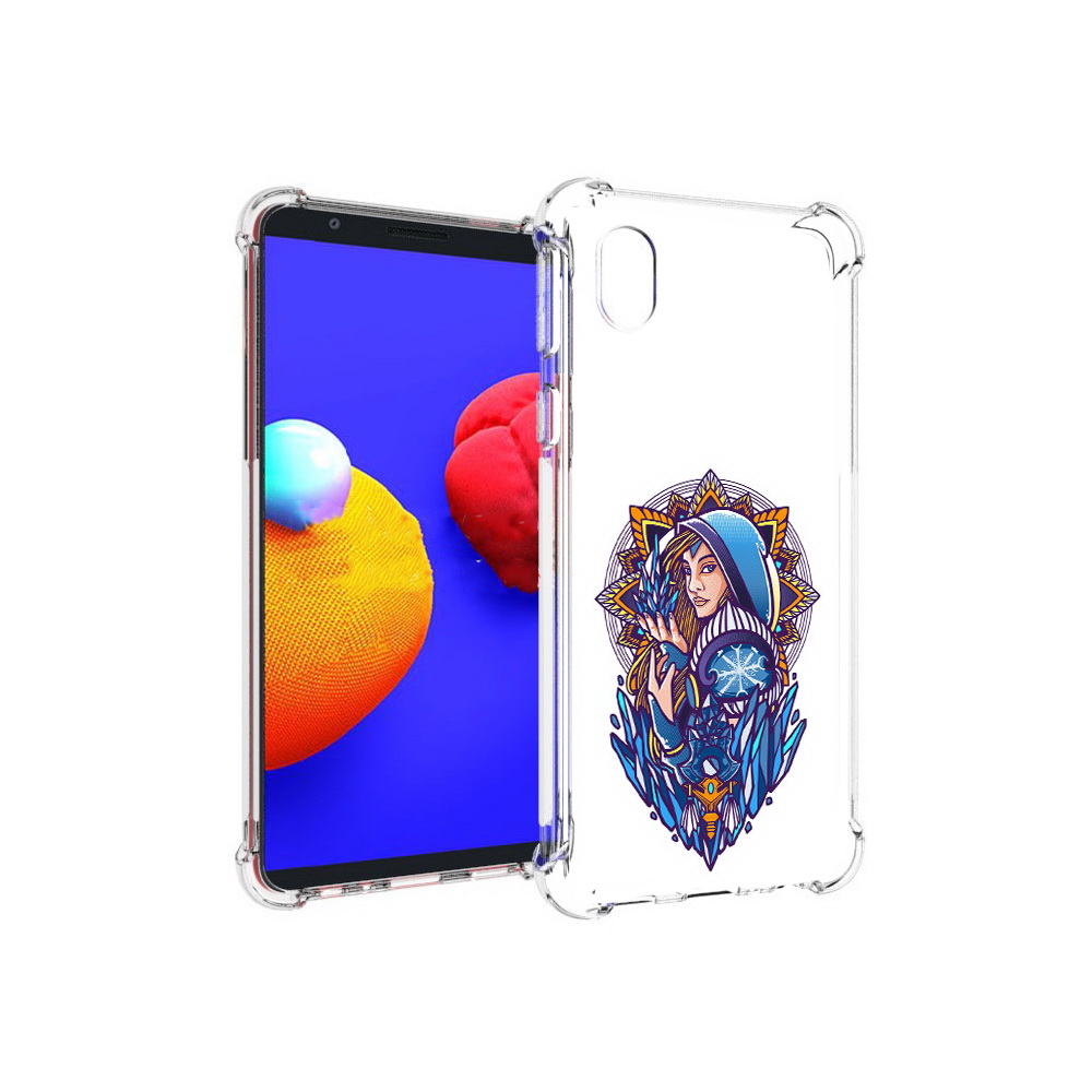 

Чехол MyPads Tocco для Samsung Galaxy A01 Core кристал мейден дота 2 (PT151825.477.415), Прозрачный, Tocco
