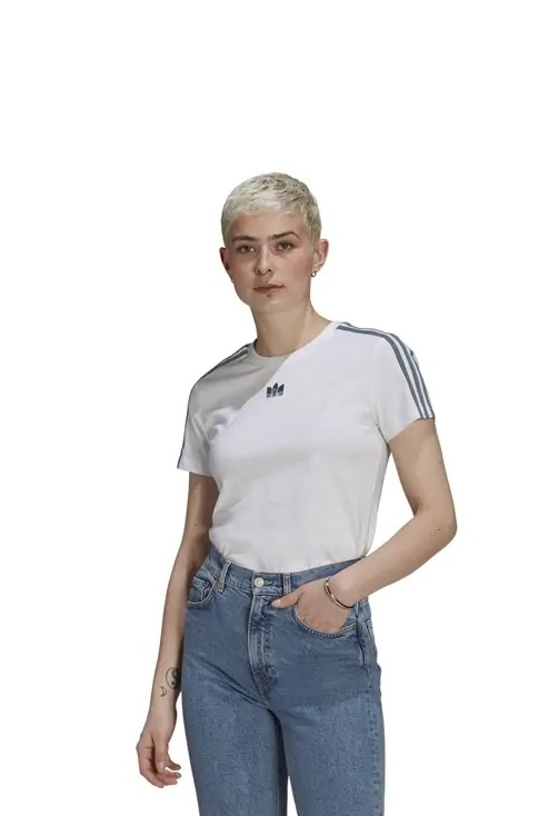 

Футболка женская Adidas Slim Tee белая 34, Slim Tee