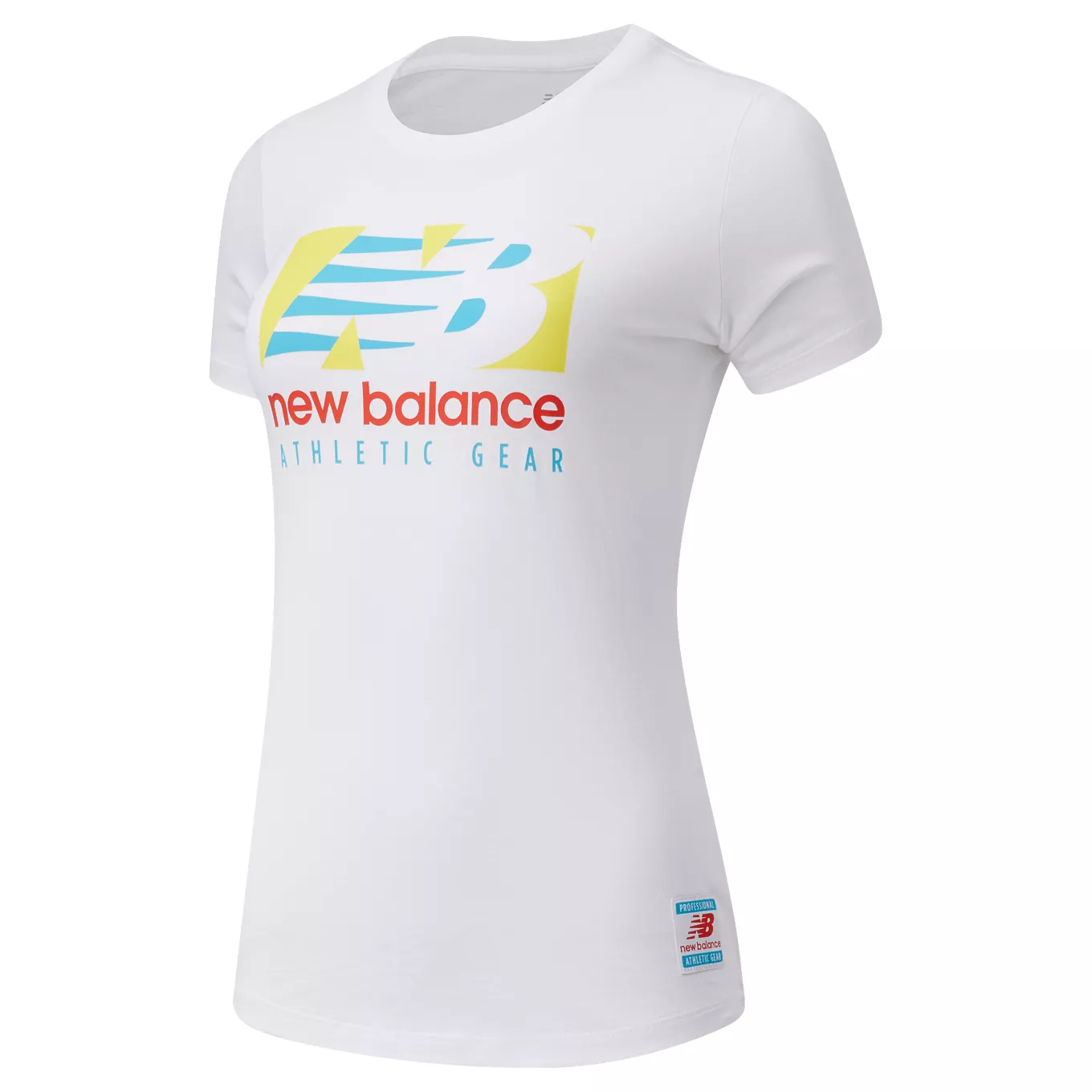 

Футболка женская New Balance NB Essentials Field Day Tee белая S, NB Essentials Field Day Tee