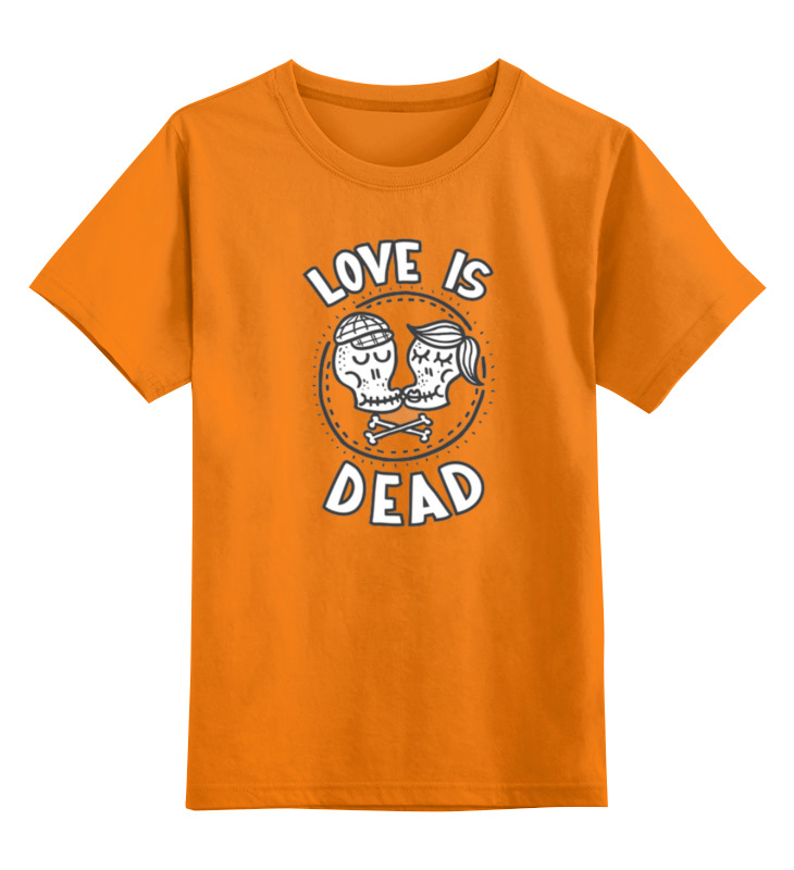 

Футболка детская Printio Love is dead цв. оранжевый р. 128, Love is dead