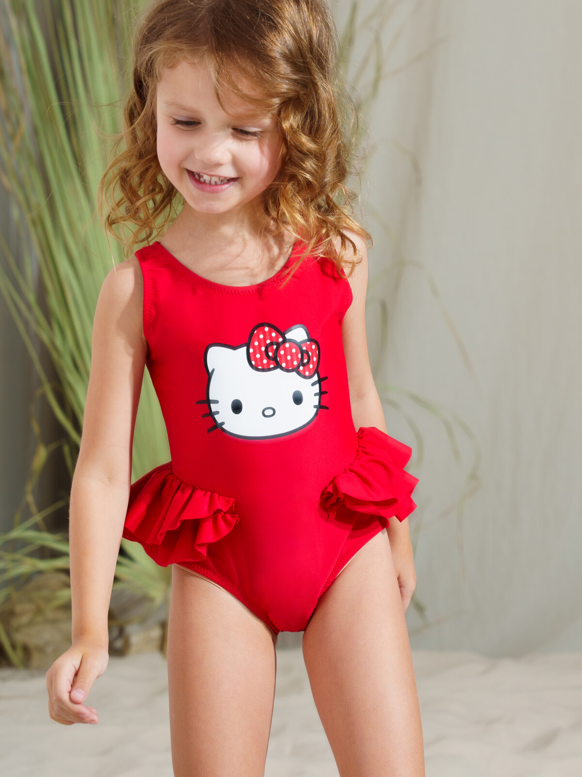 

Купальник слитный детский PlayToday Kids 12342106, красный, 98, 12342106